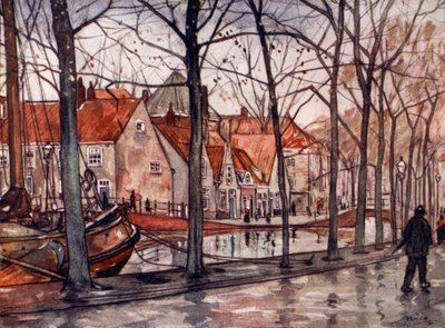 ハーグの港、1904 作： Nico Jungman