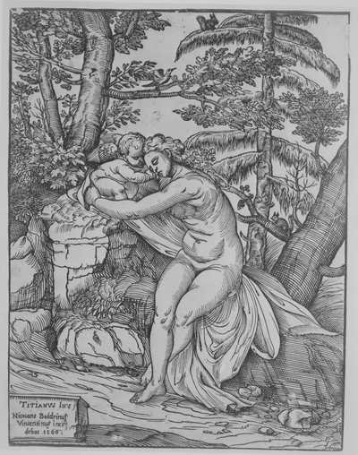 ヴィーナスとキューピッド、1566., 1566. 作： Nicolò Boldrini