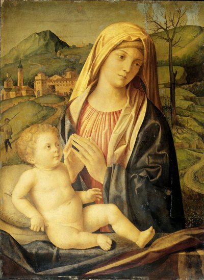 聖母子 作： Nicolò Rondinello (attributed to)