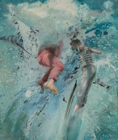 Cloud Leap, 2019（キャンバスに油彩） 作： Nicola Pucci