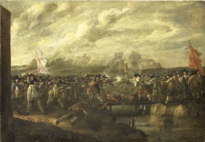 八十年戦争における歩兵の小競り合い 作： Nicolaas van Eyck (II) (attributed to)