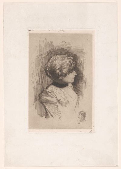 見知らぬ女性の肖像 作： Nicolaas van der Waay