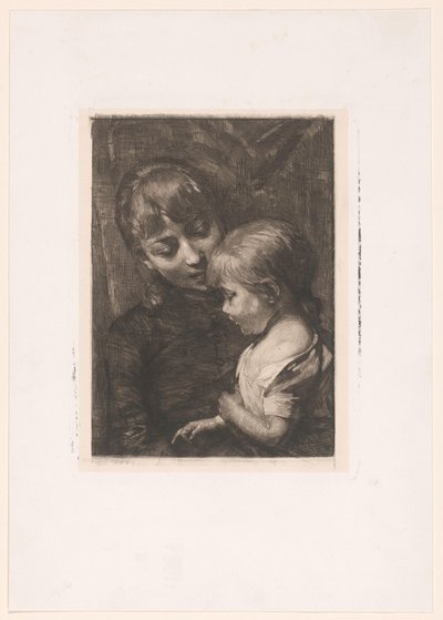 子供を持つ女性 作： Nicolaas van der Waay