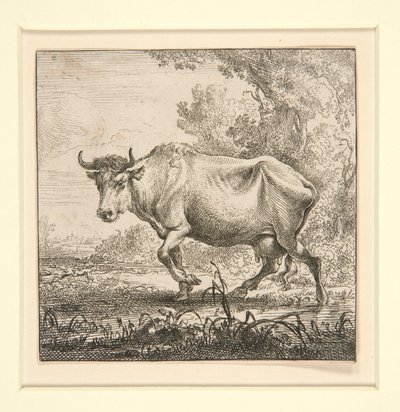 ミルクメイドと牛のセット 作： Nicolaes Berchem