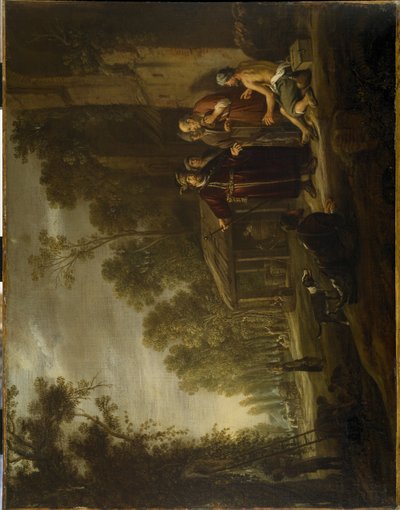 ブドウ園の労働者のたとえ話、1637年頃（キャンバスに油彩） 作： Nicolaes Cornelisz (c.1592 1655) Moeyaert