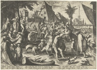 ファーマーズフェア Der Bouwren Kermis (オブジェクトのタイトル) 作： Nicolaes Jansz. Clock