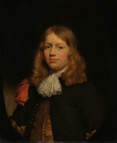 若い男の肖像 作： Nicolaes Maes (attributed to)