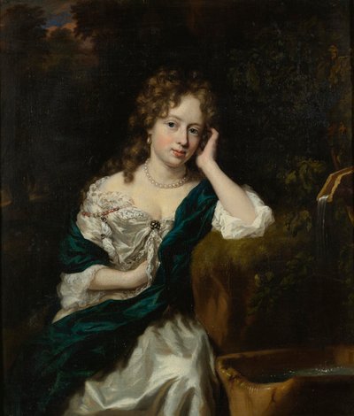 噴水による女性の肖像 作： Nicolaes Maes