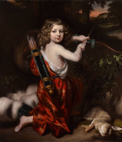 無名の少年の肖像 作： Nicolaes Maes