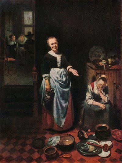 アイドルサーバント、1655 作： Nicolaes Maes