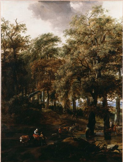 森の中の道 作： Nicolaes Pietersz. Berchem