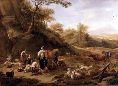 グラニダとダイフィロ 作： Nicolaes Pietersz. Berchem