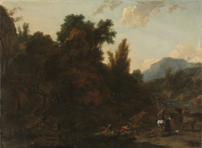 ラッシュギャザラーズ、1657年。 作： Nicolaes Pietersz. Berchem