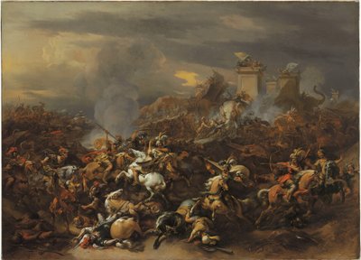 アレクサンダーとポーラスの戦い 作： Nicolaes Pietersz. Berchem