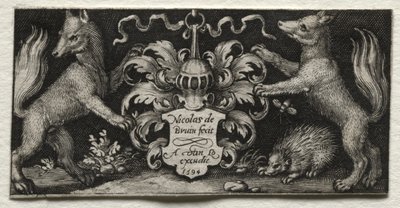 紋章、1594年。 作： Nicolaes de Bruyn