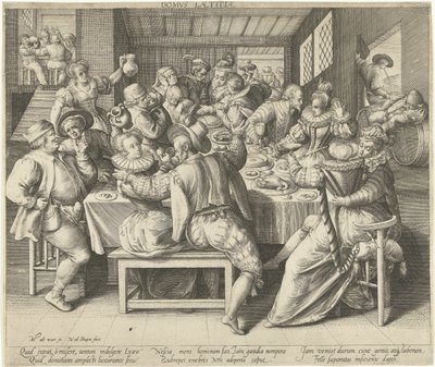 Een huis vol Feetrumoer 喜びの家 (オブジェクトのタイトル) 作： Nicolaes de Bruyn