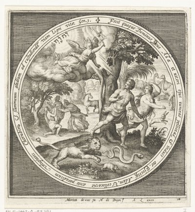 楽園からの追放 作： Nicolaes de Bruyn