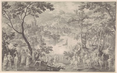 ナアマンの癒し 作： Nicolaes de Bruyn