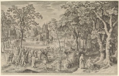 カペナウムの船長のしもべの癒し 作： Nicolaes de Bruyn