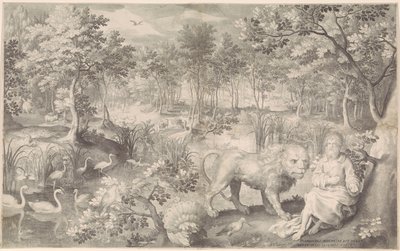 荒野のエレミヤ 作： Nicolaes de Bruyn