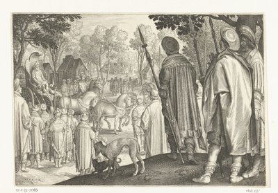ファラオの戦車でのヨセフの凱旋行列 ジョセフの物語（シリーズタイトル） 作： Nicolaes de Bruyn