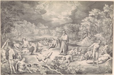 骨の谷に関するエゼキエルの幻 作： Nicolaes de Bruyn