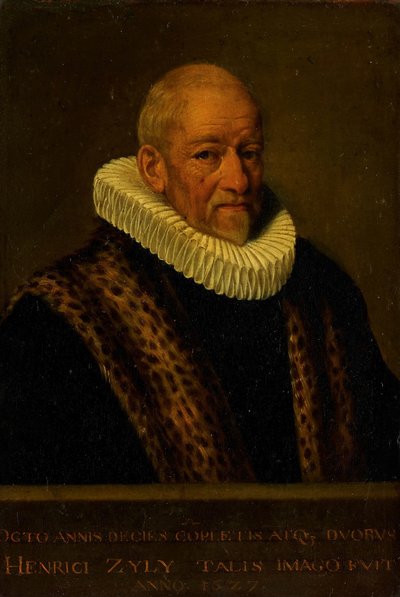 Henricus van Zijl (1545-1627) の肖像 作： Nicolaes van Borculo