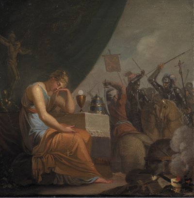 十字軍の時代に最盛期を迎えたヒエラルキー 作： Nicolai Abildgaard