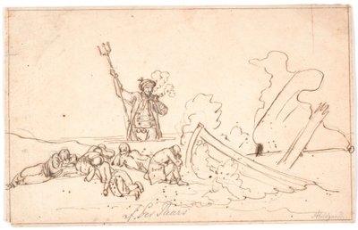 アンホルトで座礁 作： Nicolai Abildgaard