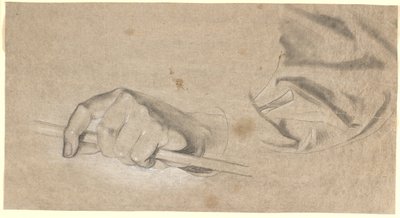 手とドレープの研究 作： Nicolai Abildgaard
