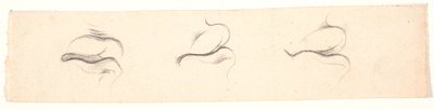 口の3つの研究 作： Nicolai Abildgaard