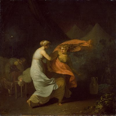 ジュリアとフルビア 作： Nicolai Abraham Abildgaard