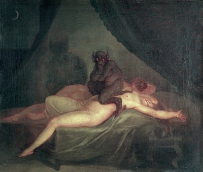 悪夢 作： Nicolai Abraham Abildgaard