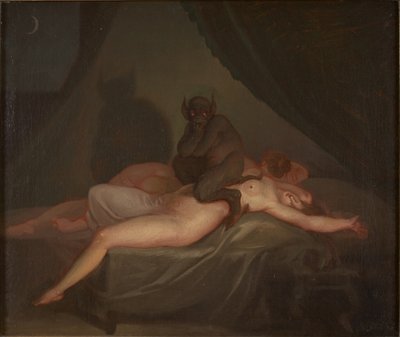 悪夢 作： Nicolai Abraham Abildgaard