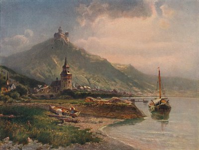 ブラウバッハと死ぬマルクスブルク、ブラウバッハとマルクスブルク城、1923年。 作： Nicolai Astudin