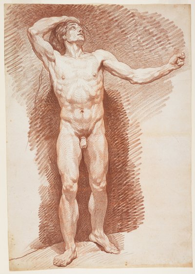 立っている男性のヌード 作： Nicolas Bernard Lepicie