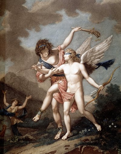 狂気に導かれた愛 作： Nicolas Andre (after) Monsiau