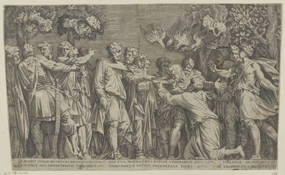 古代の予言者 作： Nicolas Beatrizet (attributed to)