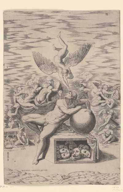 夢 作： Nicolas Beatrizet (attributed to)