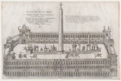 ローマの素晴らしさの鏡: Circus Flaminius, 1553., 1553. 作： Nicolas Beatrizet