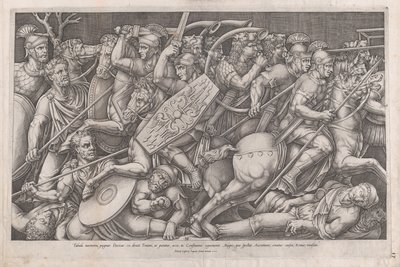 ローマの壮大さの鏡: ダイカン戦争, 1553., 1553. 作： Nicolas Beatrizet