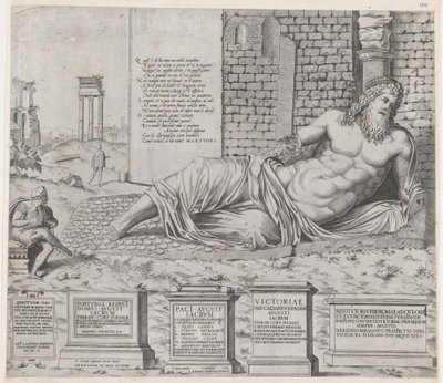 ローマの素晴らしさの鏡：マルフォリウス、1550年、1550年。 作： Nicolas Beatrizet.
