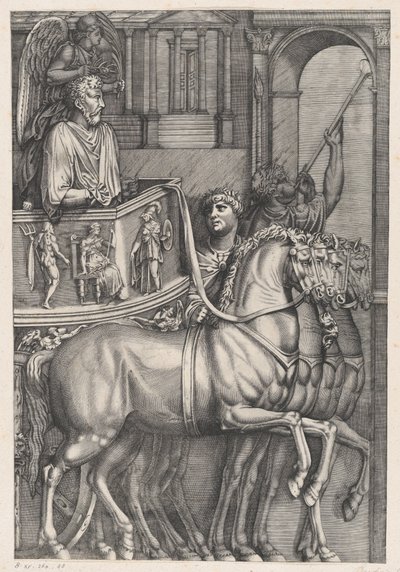 マルクス・アウレリウスの勝利、1550., 1550. 作： Nicolas Beatrizet
