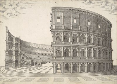 Theatre Sive Roman Coliseum 作： Nicolas Beatrizet