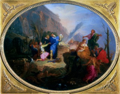 ノアの犠牲、c1688-1736 作： Nicolas Bertin