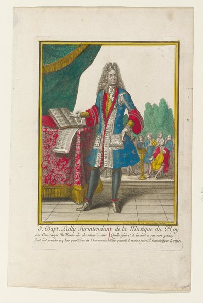 J. Baptiste Lully, Oberaufseher der Musik des Königs 作： ニコラス・ボナール