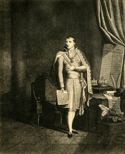 ナポレオン、イタリアのフランス王の最初の皇帝、c1810、1921年。 作： Nicolas Colibert