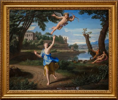 キューピッドによって放棄されたプシュケ、1699年頃（キャンバスに油彩） 作： Nicolas Colombel