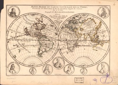 世界地図または地球全体地図 LOC 83694567 作： ニコラス・デ・フェル