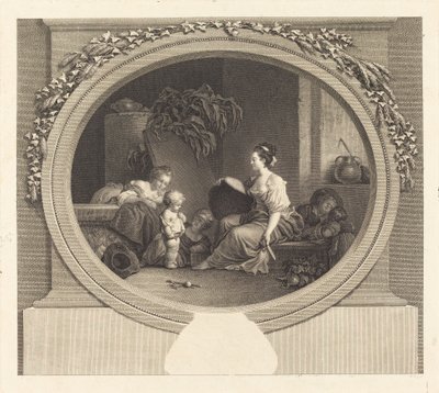 だから言ってください 作： Nicolas Delaunay after Jean Honoré Fragonard